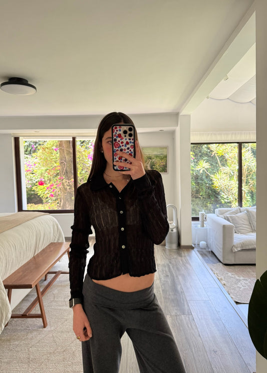 TOP SEE THROUGH NEGRO