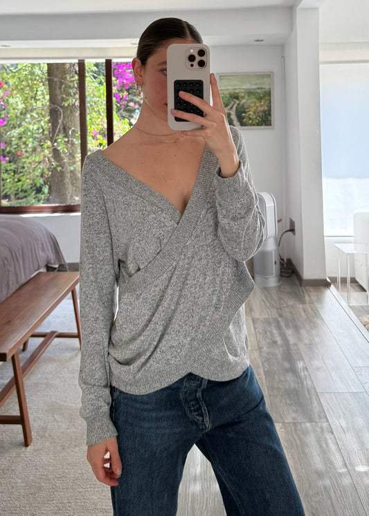 SUETER GRIS BALLERINA
