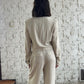 SET DE LINO BLAZER Y PANTALÓN