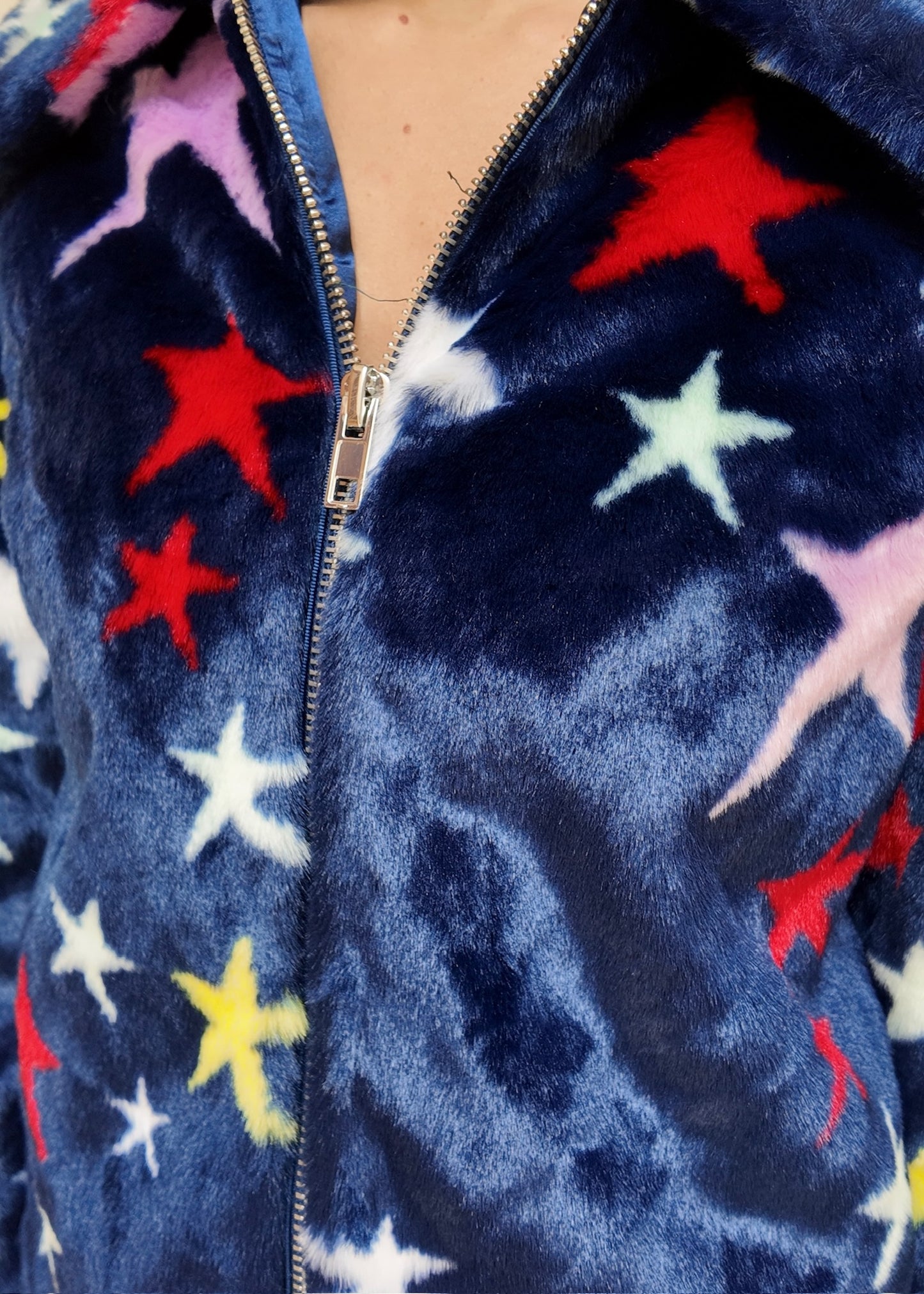 CHAMARRA PELUCHE CON ESTRELLAS