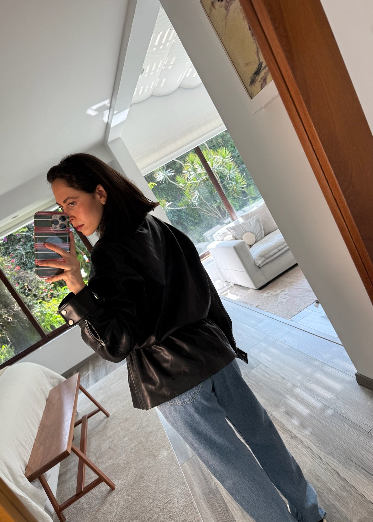 CHAMARRA MOTO OVERSIZED