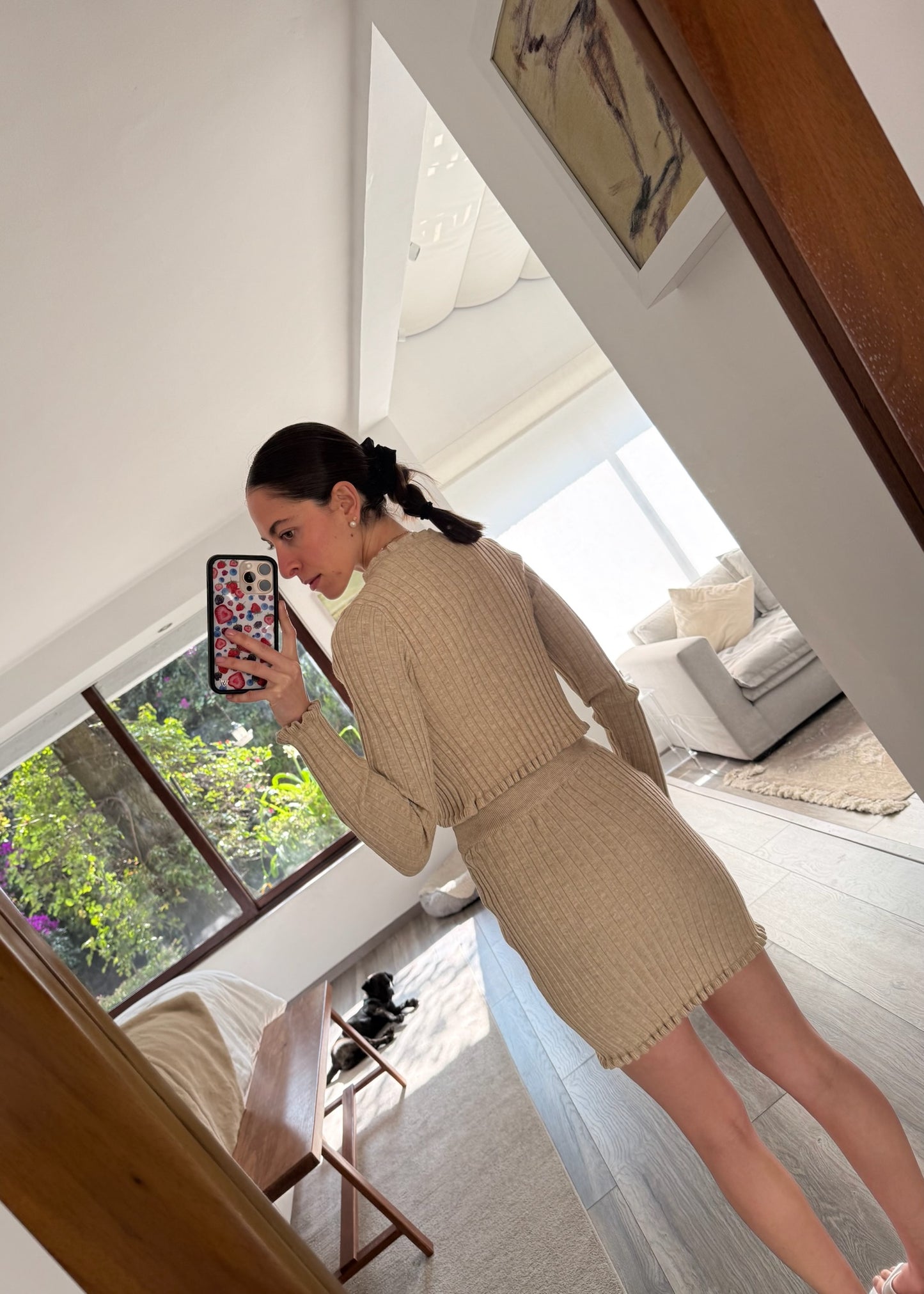 SET DE KNIT FALDA Y SUETER