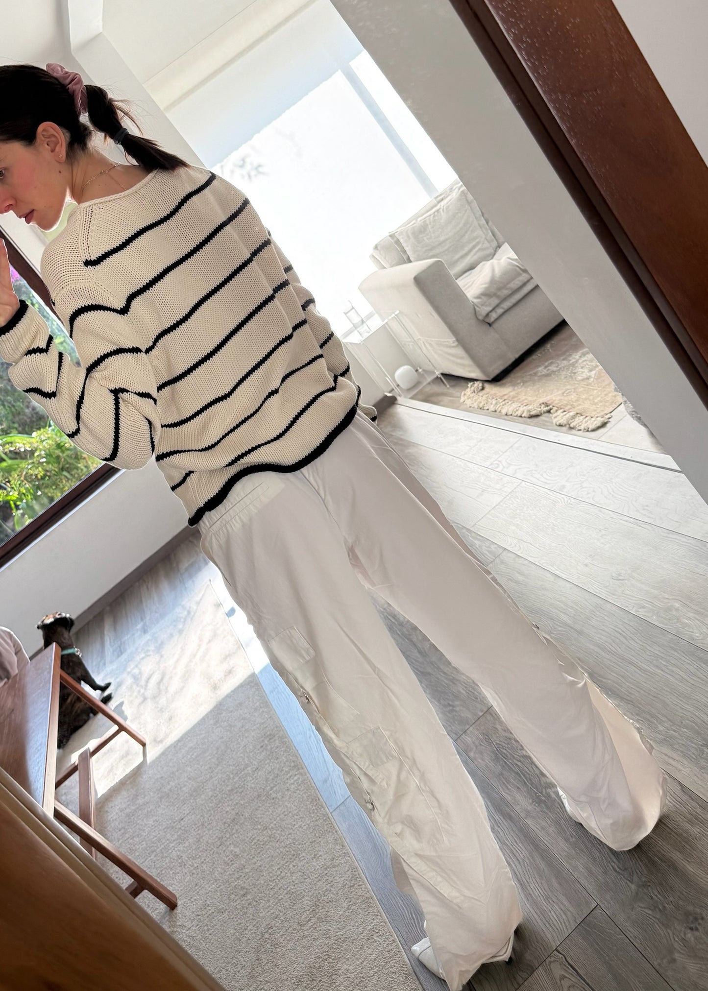 CARDIGAN B&W DE ALGODÓN