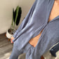 SET CAMISA Y PANTALÓN SHINY AZUL
