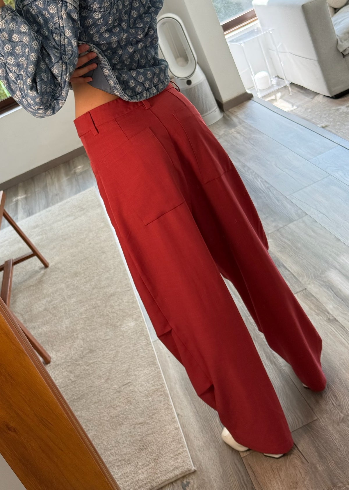 PANTALÓN STRAIGHT ROJO