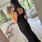 VESTIDO SCARLET CHERRY MAXI