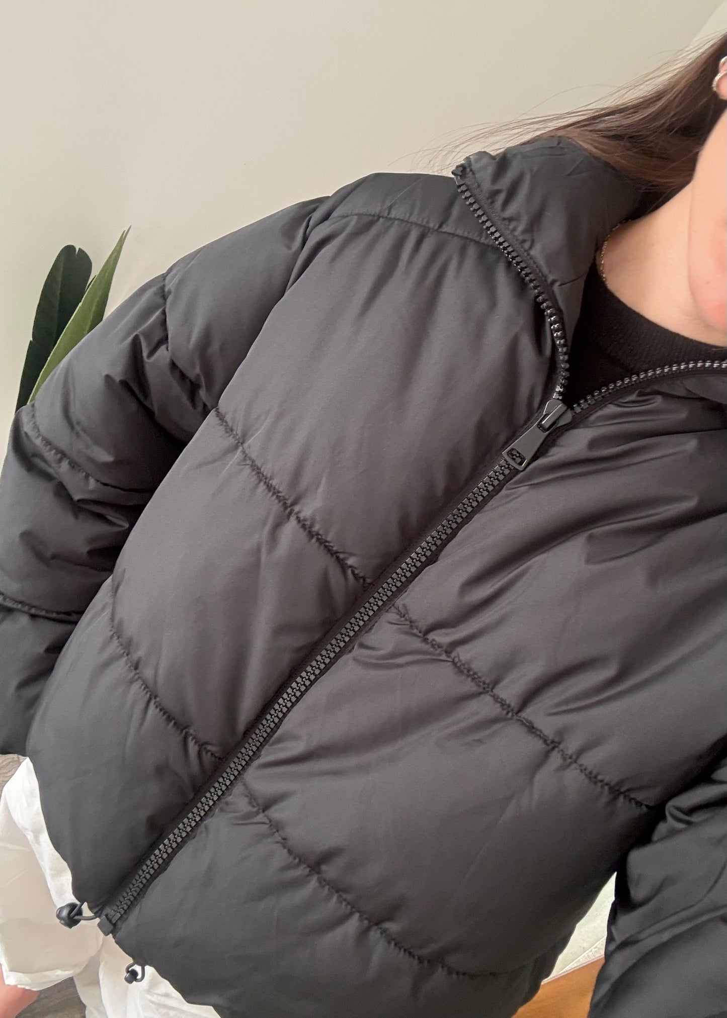 CHAMARRA PUFFER NEGRA