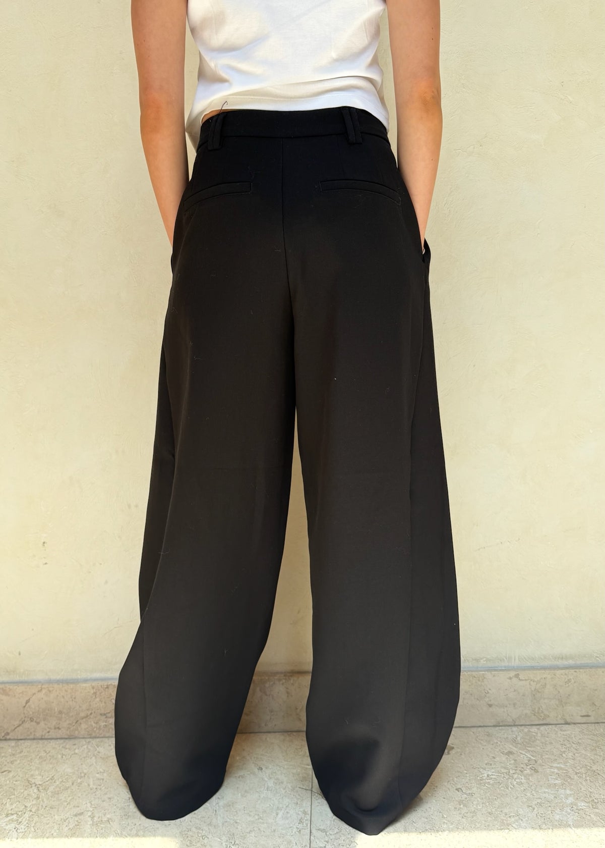 PANTALÓN NEGRO SASTRE