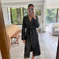 GABARDINA DE FAUX LEATHER SHINY