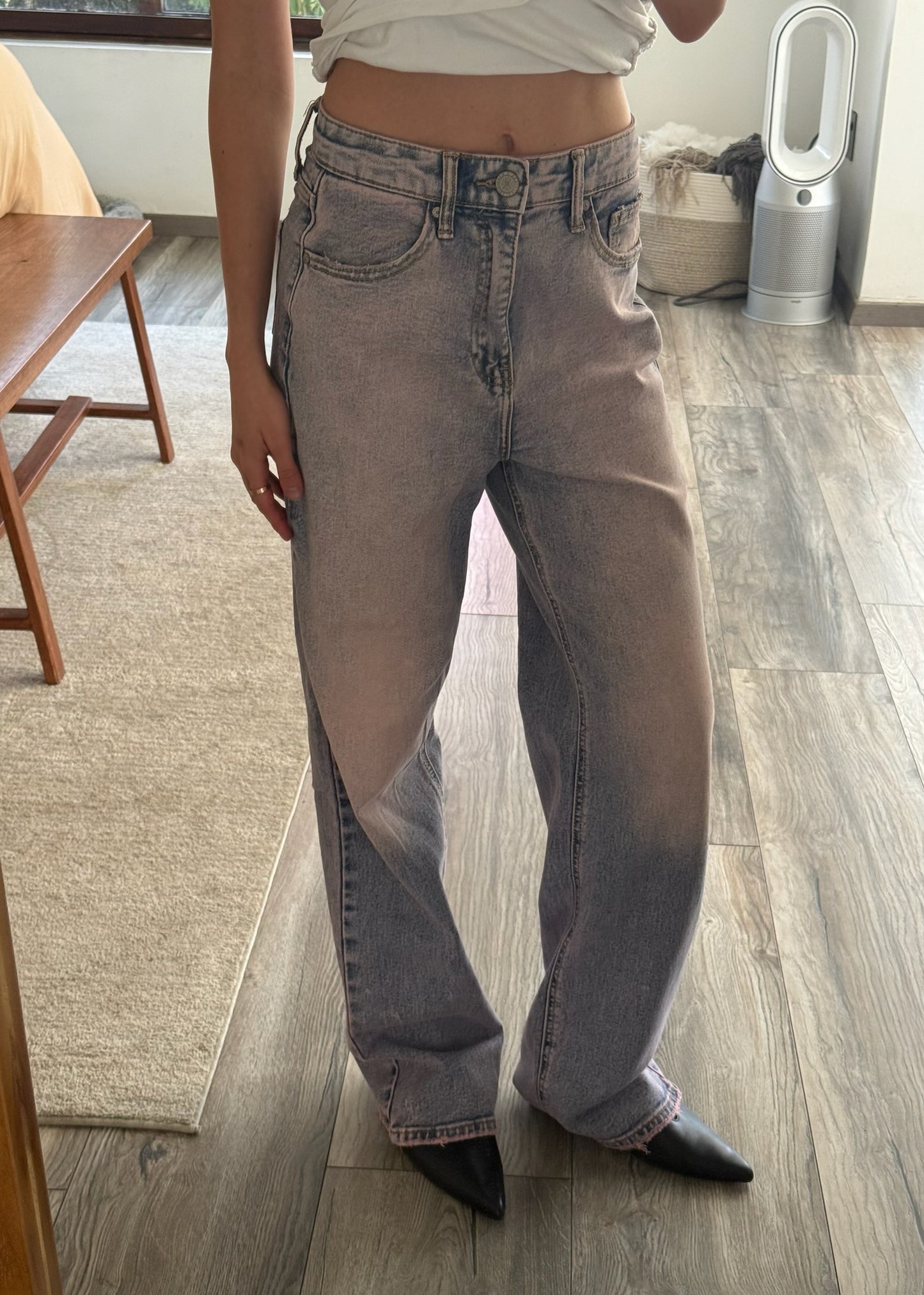 JEANS WASHED EFFECT MORADOS