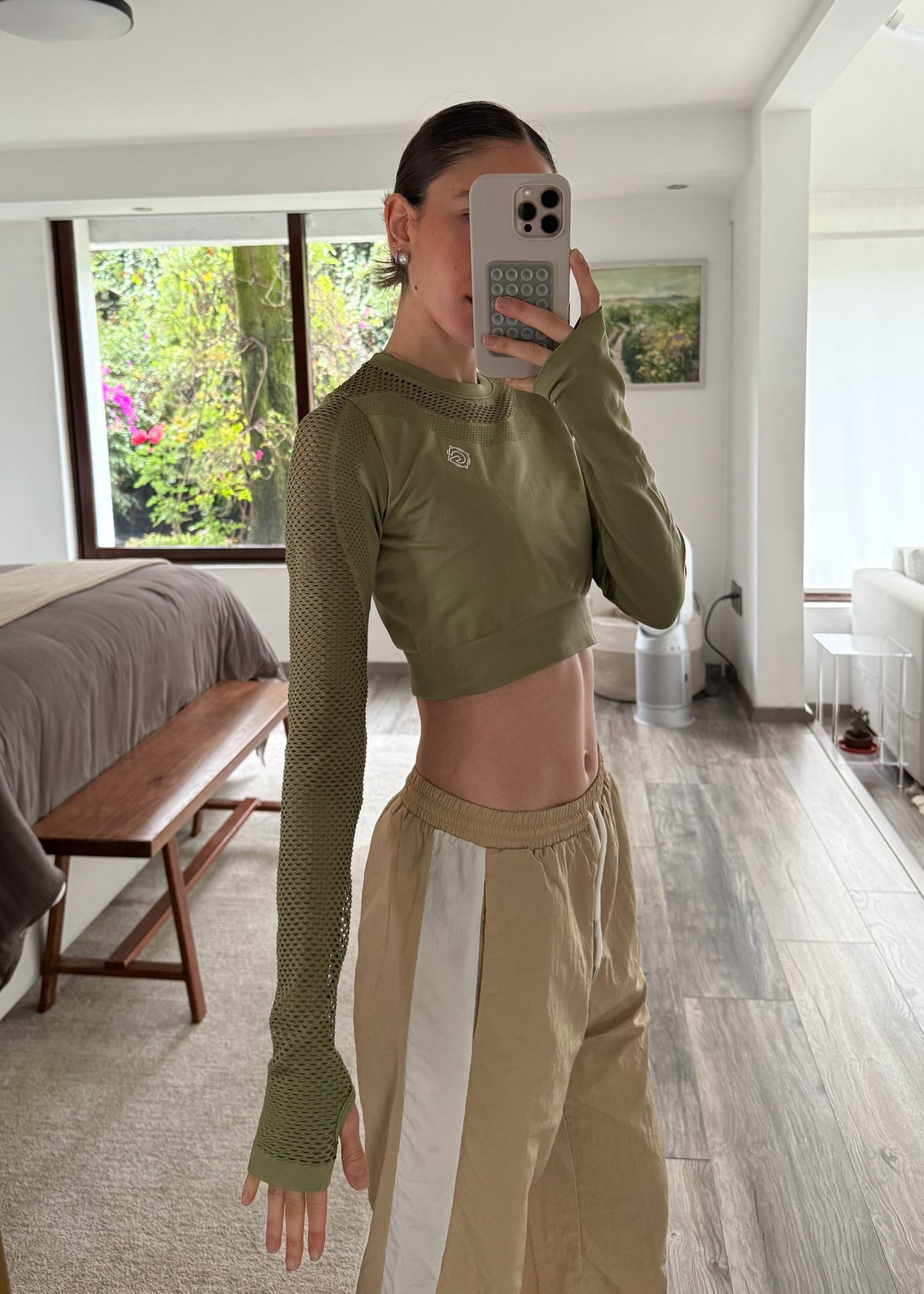 ACTIVE TOP VERDE MILITAR