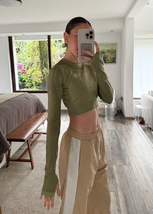 ACTIVE TOP VERDE MILITAR