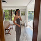 JUMPSUIT GRIS DRAPEADO