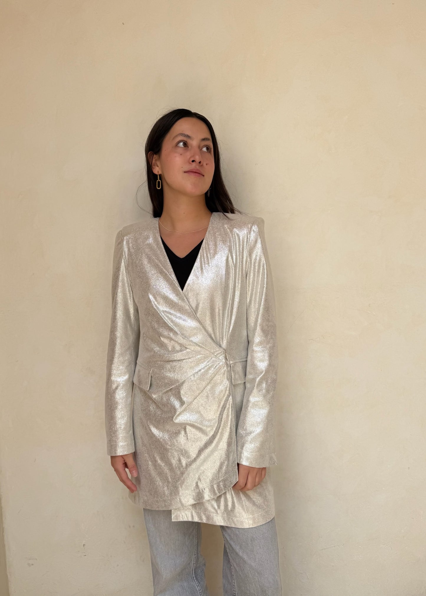 BLAZER PLATEADO