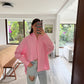 CAMISA ROSA ASIMÉTRICA