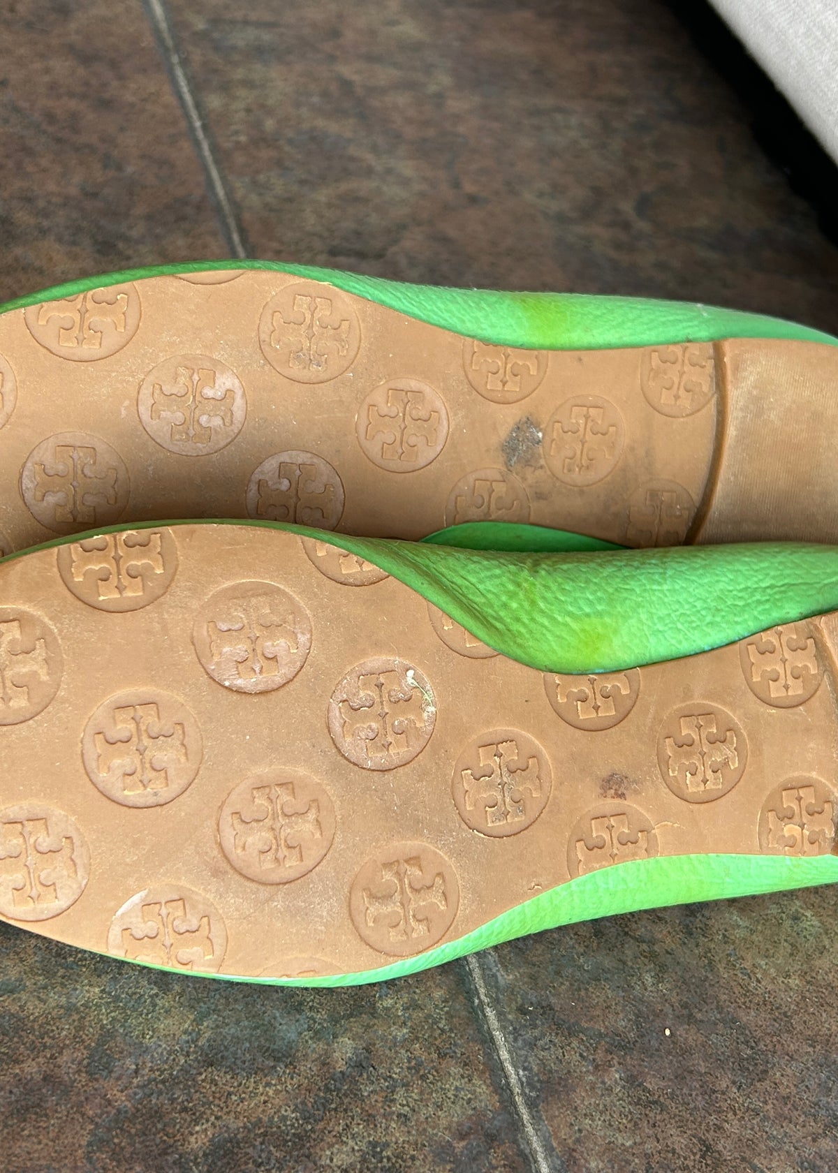 TORY BURCH GREEN FLATS