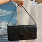 BOLSA VINTAGE DE PIEL NEGRA