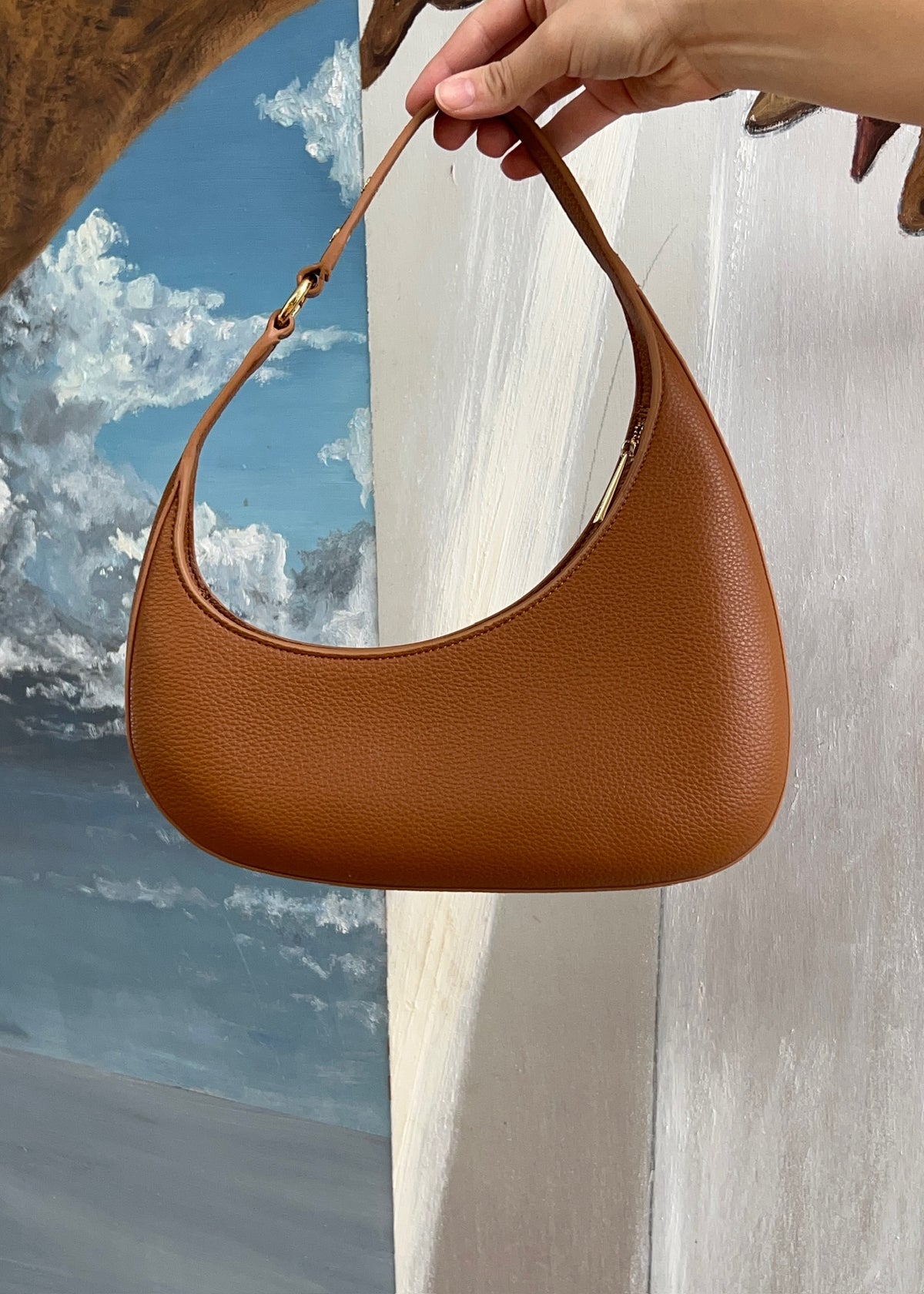 BOLSA CRESCENT DE PIEL