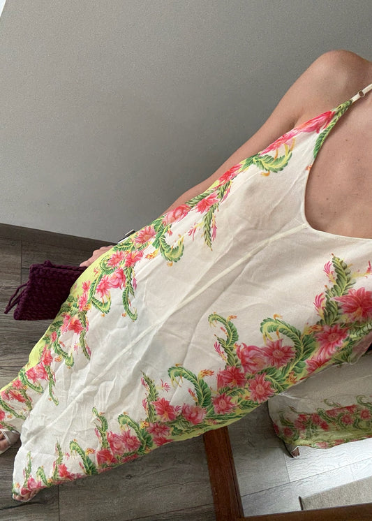 VESTIDO BEACHY CON PRINT FLORAL