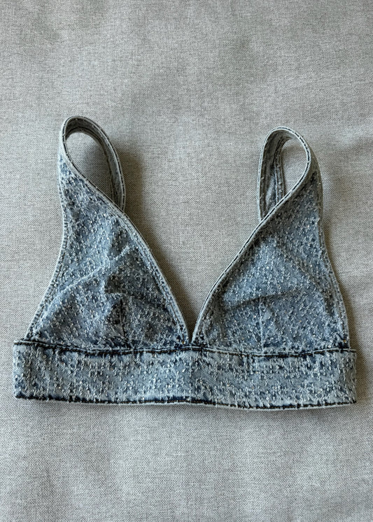 TOP DENIM SPARKLY