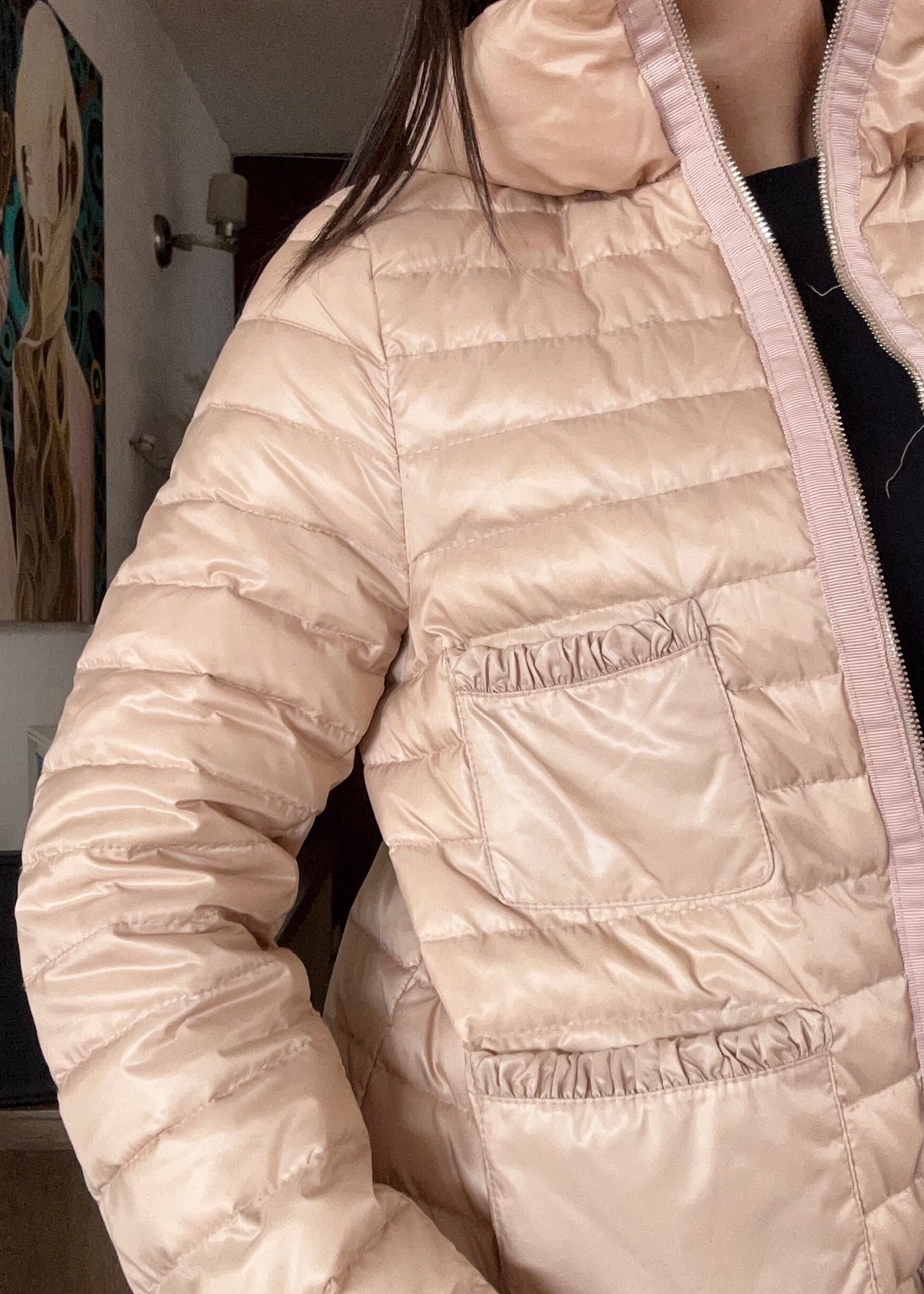 PUFFER JACKET CON BOLSAS