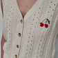 CHALECO DE KNIT CHERRY