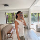 TOP DRAPEADO BLANCO