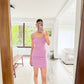 VESTIDO CUTE LILA RIBBED