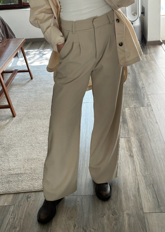 PANTALON SMART BEIGE