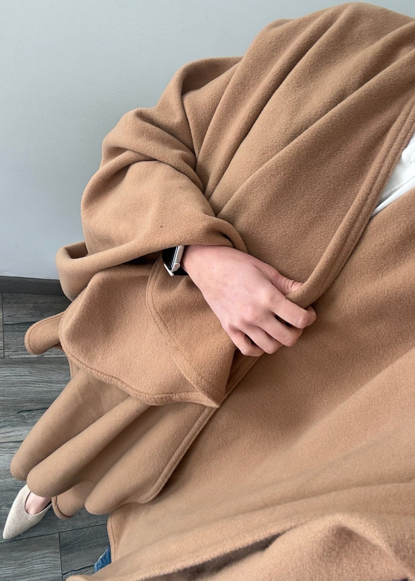 PONCHO COLOR CAMELLO