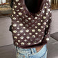 BOLSO HOBO STUDDED