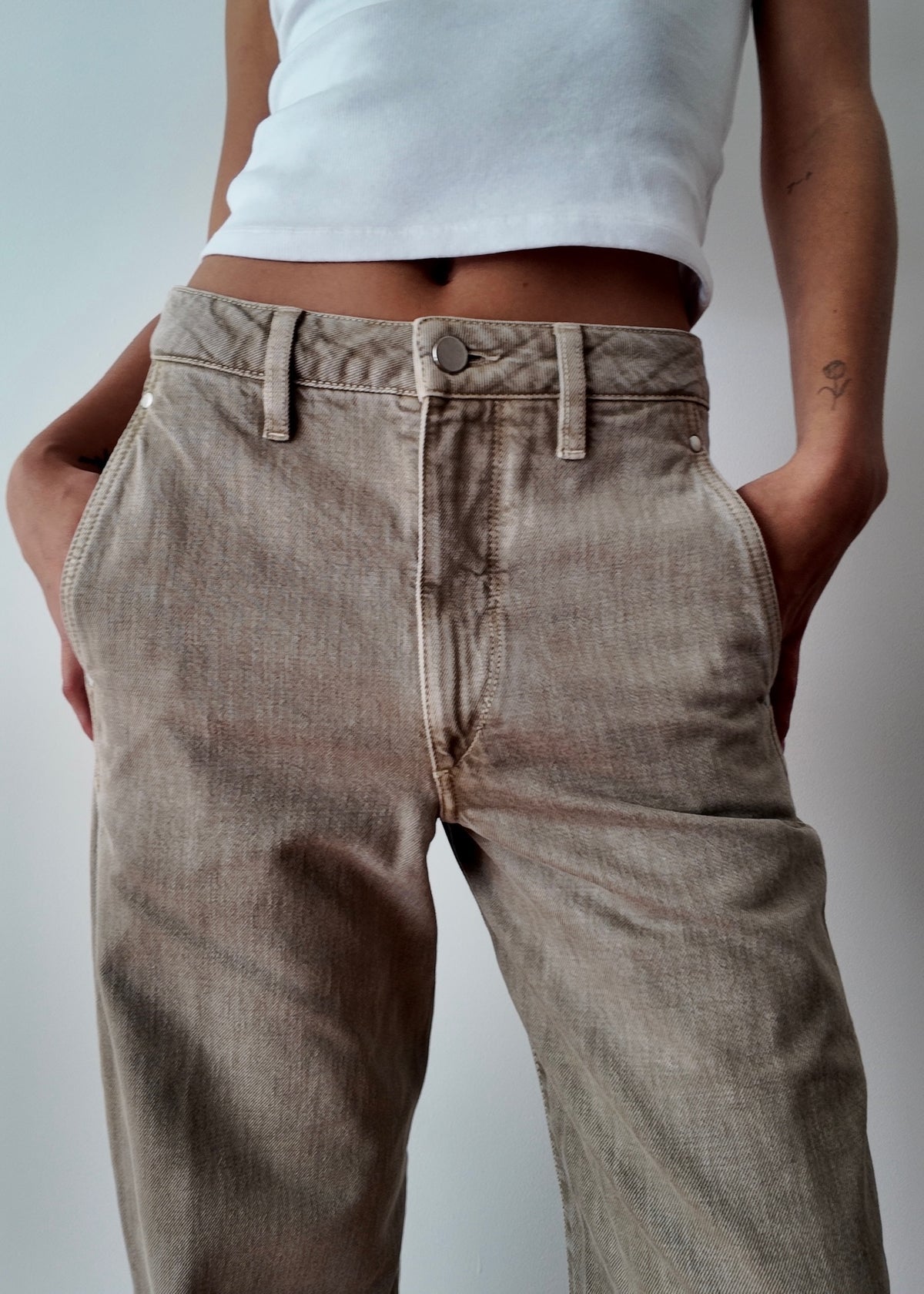 JEANS SNOW BEIGE