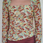 TOP RUCHED FLOREADO