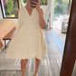 VESTIDO BLANCO CAMPANA