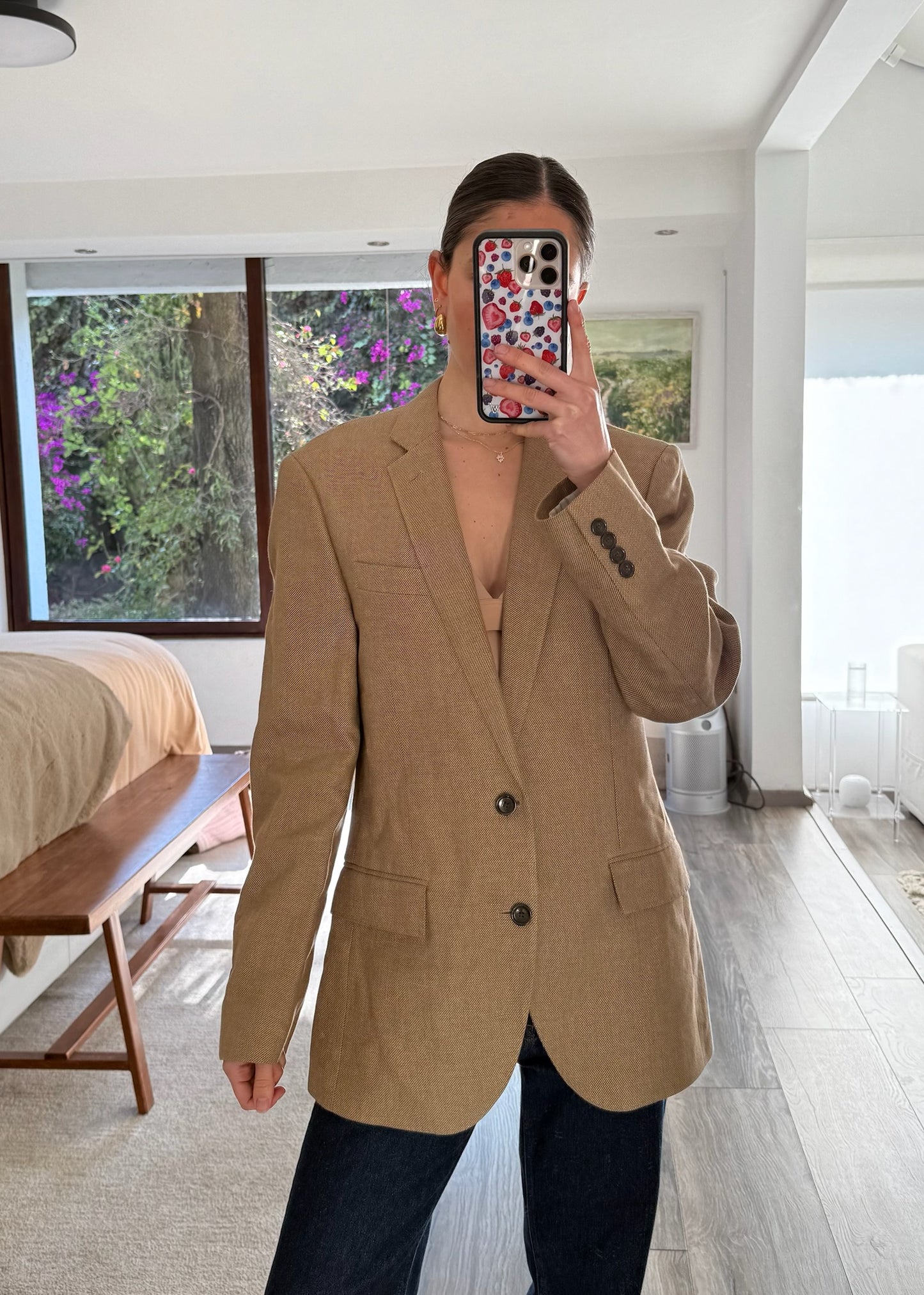 BLAZER BEIGE OVERSIZED