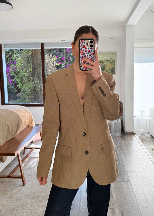 BLAZER BEIGE OVERSIZED
