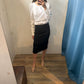 FALDA MIDI CON FLECOS