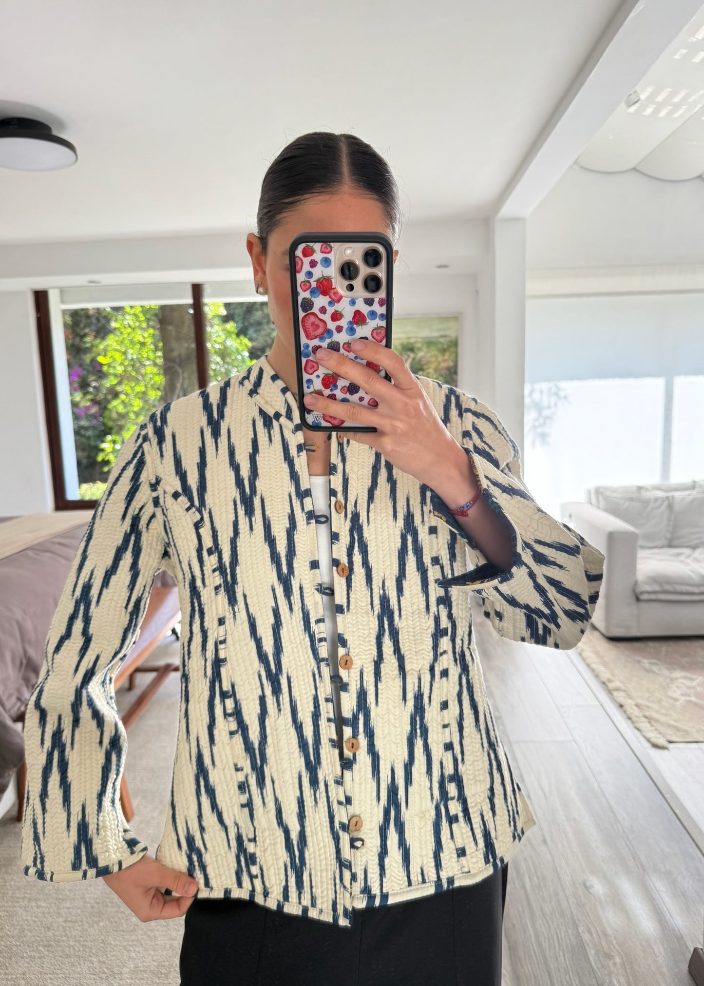 CHAMARRA CON PRINT TIGRES