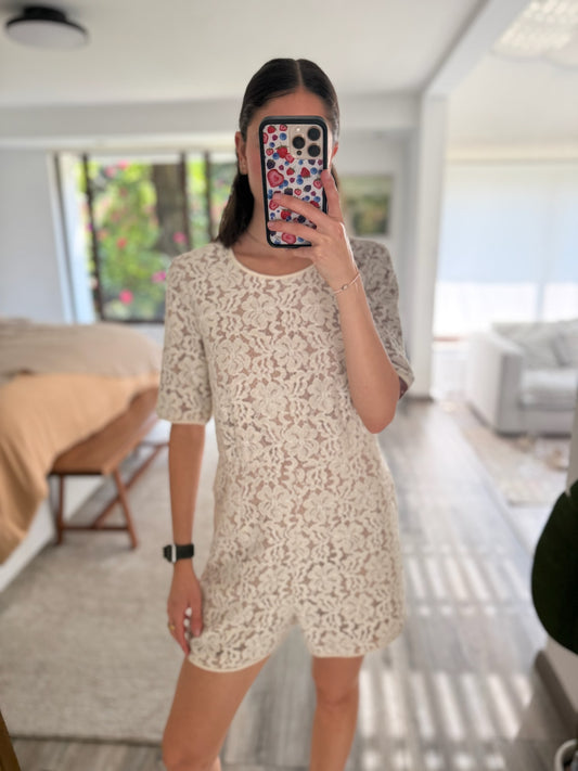 ROMPER DE ENCAJE BLANCO