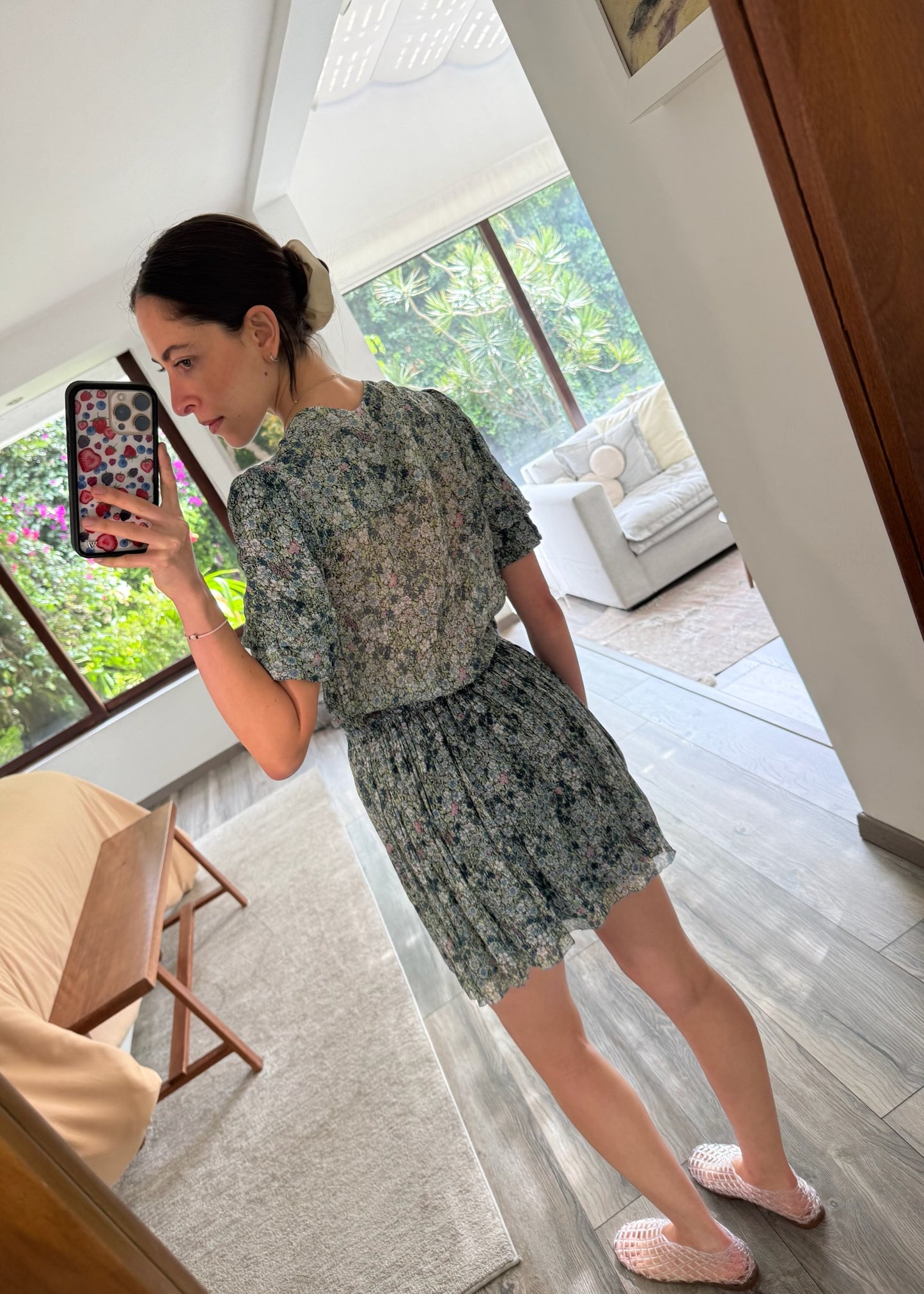 VESTIDO MINI FLOREADO