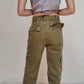 JEANS CARGO VERDE MILITAR