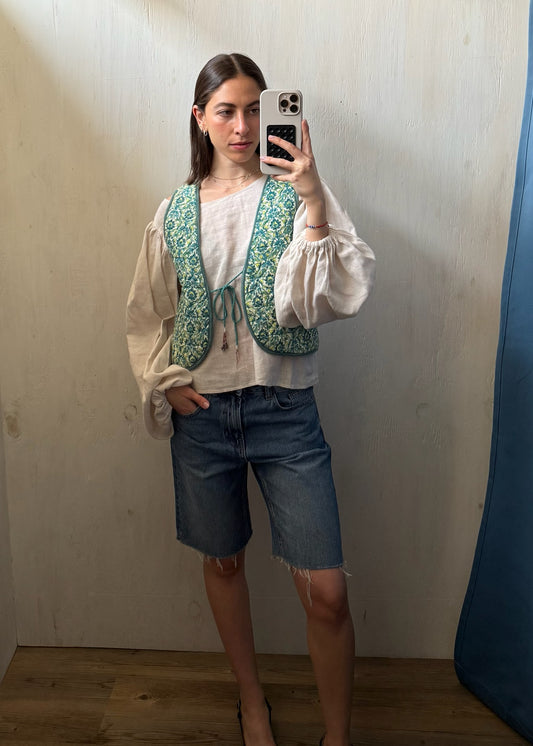 CHALECO BOHO CON PRINT