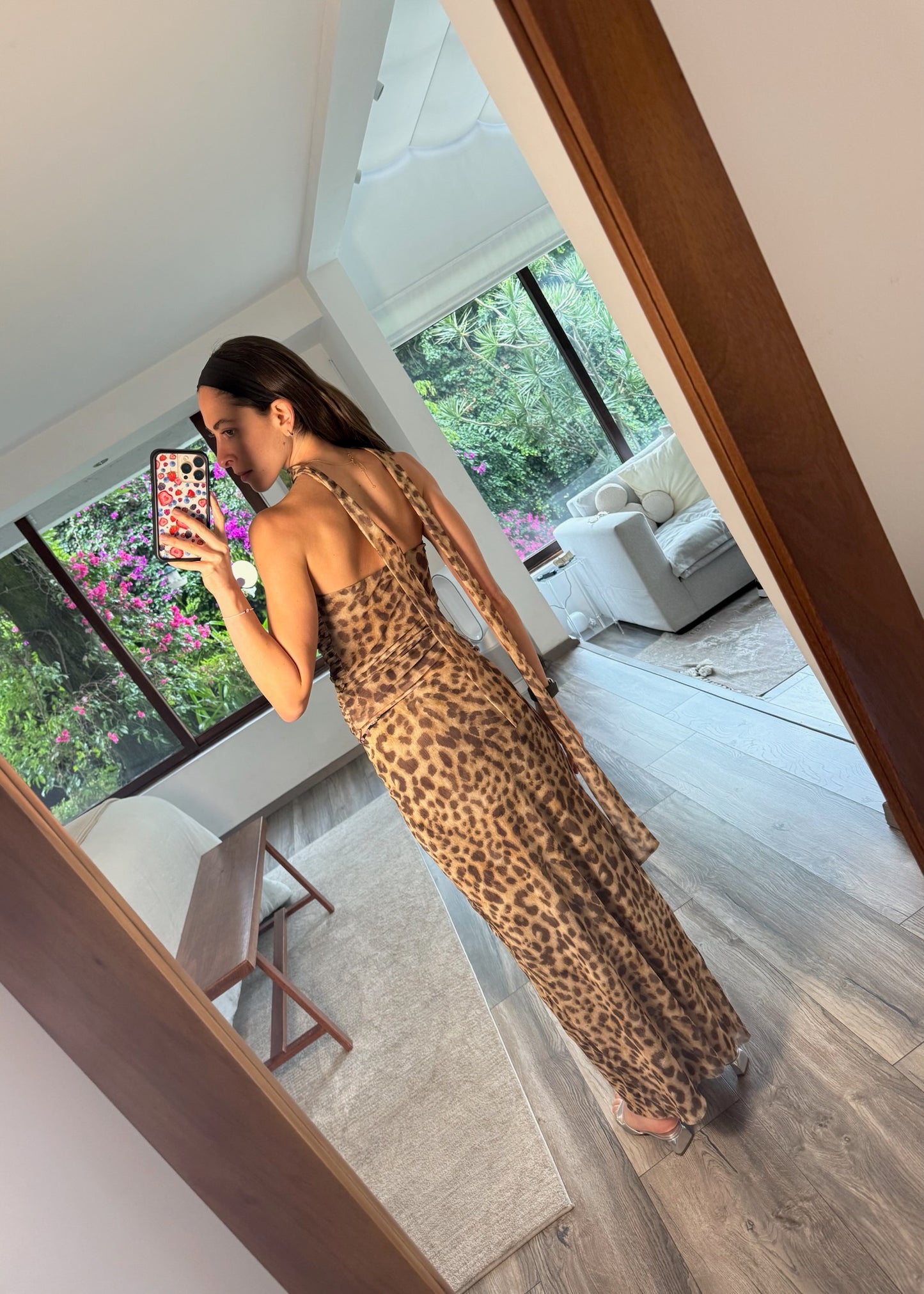 SET TOP Y FALDA ANIMAL PRINT