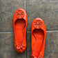 TORY BURCH ORANGE FLATS