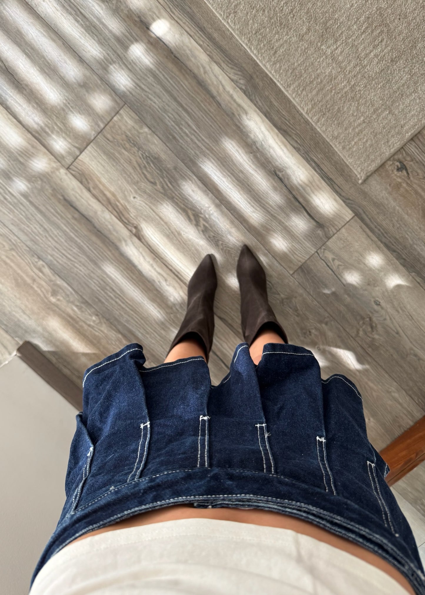 MINI SKORT PLIZADO
