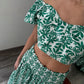 SET TOP Y FALDA PRINT FLOREADO