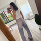 JEANS WASHED EFFECT MORADOS