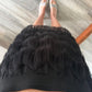 FALDA MINI CON FLECOS