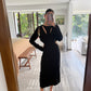 VESTIDO NEGRO CON CUT OUTS