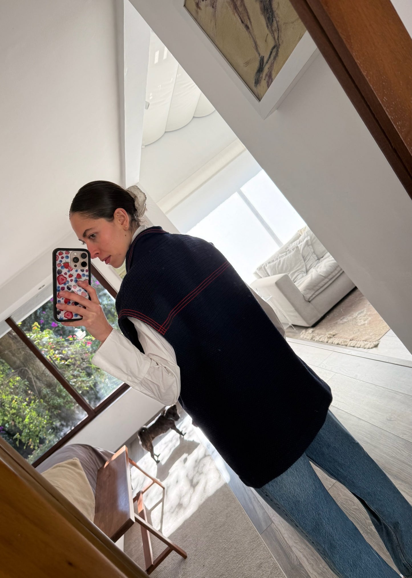 CHALECO OVERSIZED BICOLOR